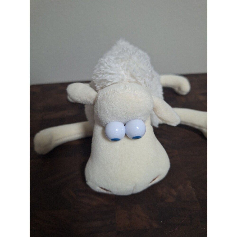 Serta Counting Sheep Plush #5 White Stuffed Animal Lamb Mascot 8" Googly Eyes